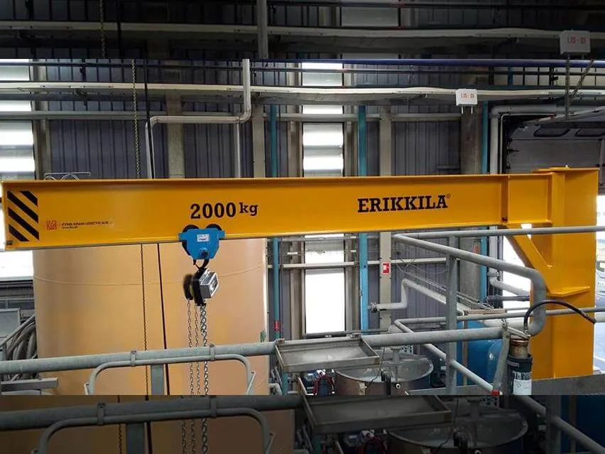 ERIKKILA PROSYSTEM søjlesvingkran med WLL 2.000 kg